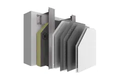 StoVentec R – das Komplettsystem für vorgehängte hinterlüftete Putzfassade auf Basis der nachhaltigen Verotec-Leichtbau-Trägerplatte aus Recycling-Glas