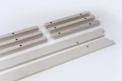 Thermische Trennelemente zur Verringerung von Wärmebrücken in Warmfassadenelementen, hergestellt aus Verolith®-Werkstoff