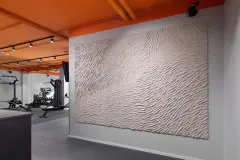 Wandinstallation Verolith Formfeld1 Revitalis Fitnessstudio München